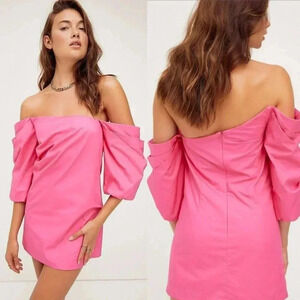 Free People Mare Mare Carlie Off Shoulder Mini Dress Size Medium $148